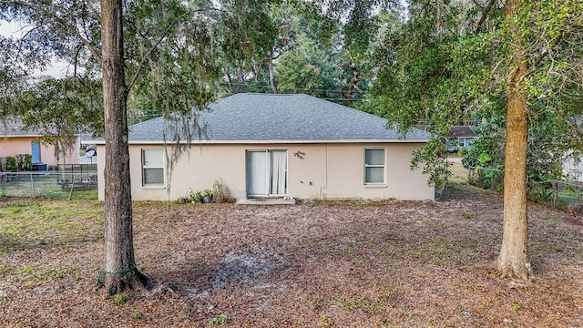 view of back of property