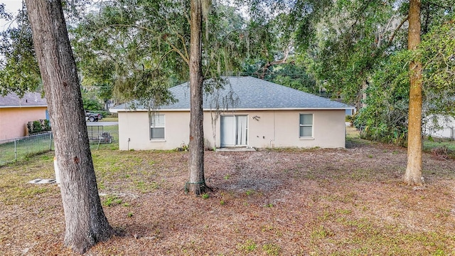 view of rear view of property