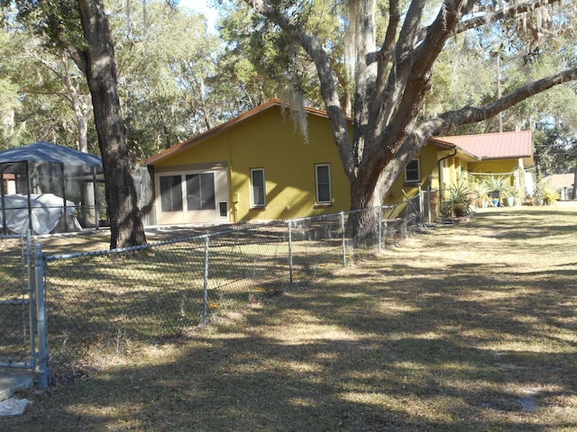 view of back of property