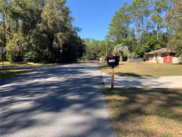 view of road