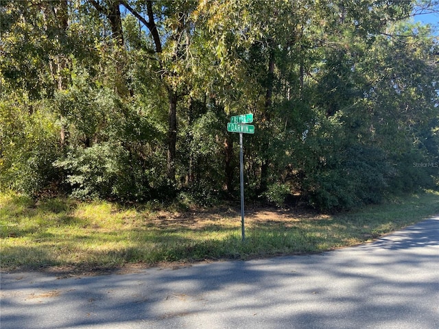 view of road