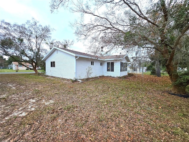 view of back of property