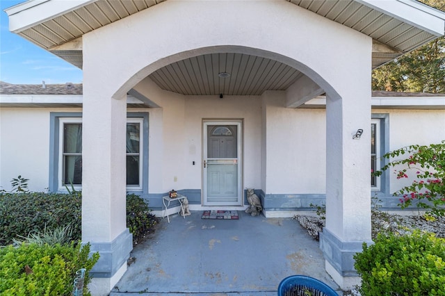 view of entrance to property