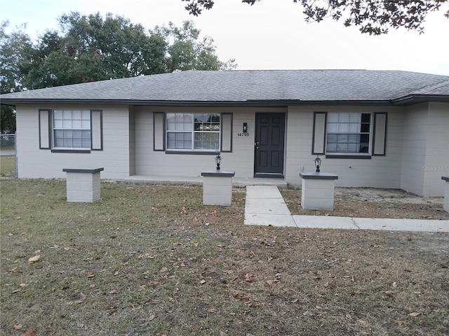 view of ranch-style house