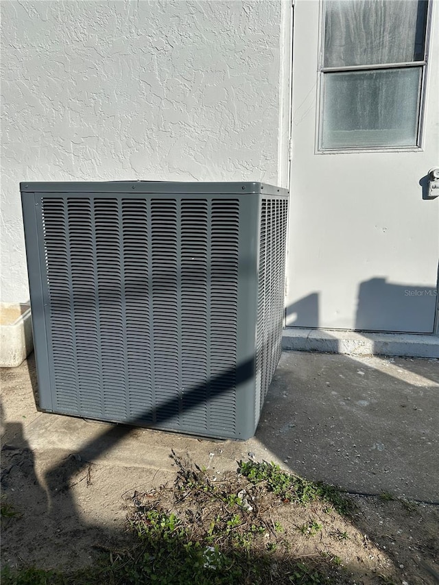 exterior details with cooling unit