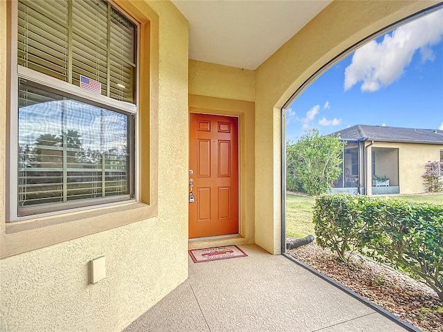 view of property entrance