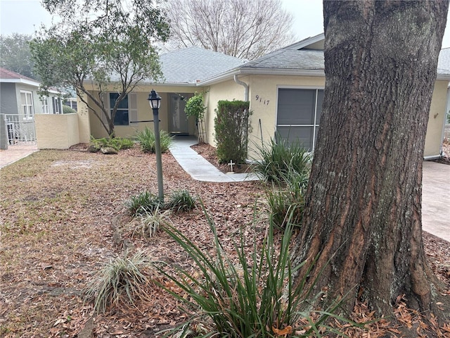 view of front of home