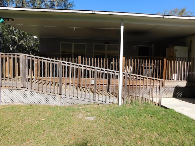 11064 NE 212th Ln, Fort Mc Coy, FL 32134 - back of property featuring a lawn