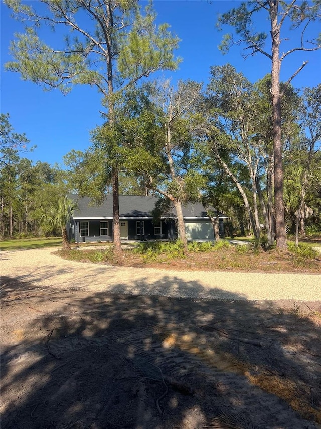 view of front of home