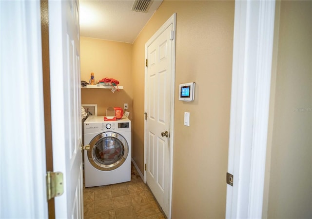 laundry room with washer / dryer