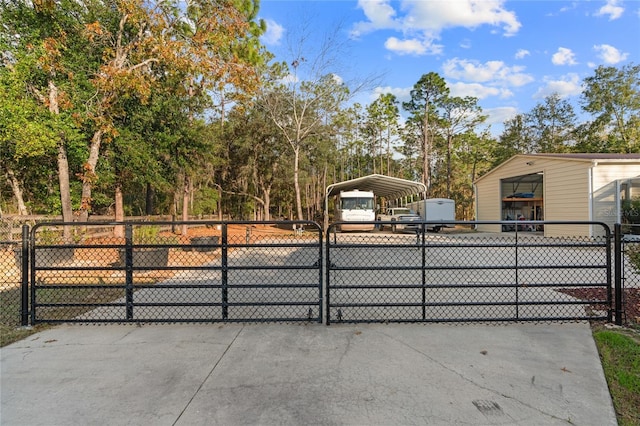 view of gate