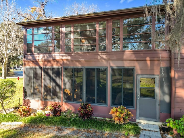 view of rear view of property