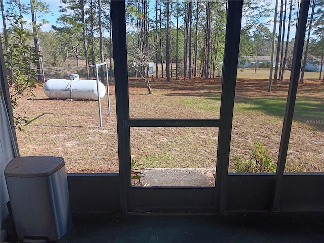 view of doorway to outside