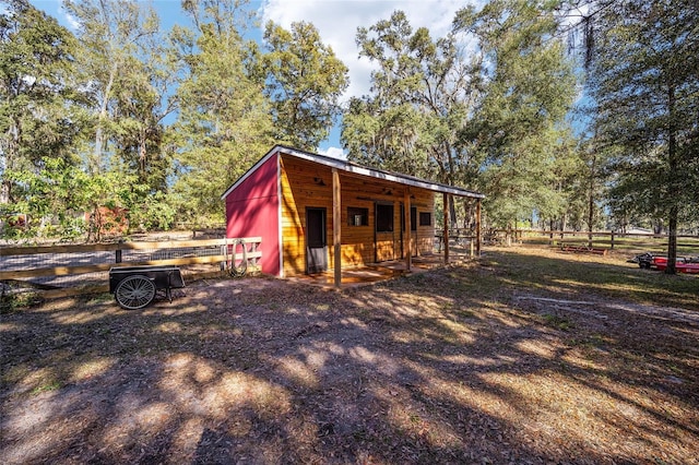 view of outbuilding