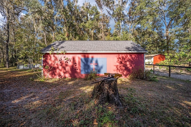 view of outbuilding