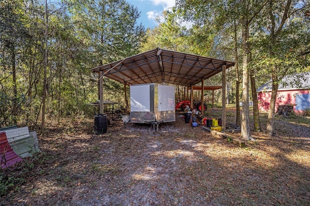 10249 NW 21st St, Ocala, FL 34482 - view of yard featuring a carport