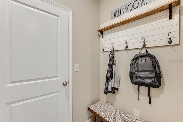 view of mudroom