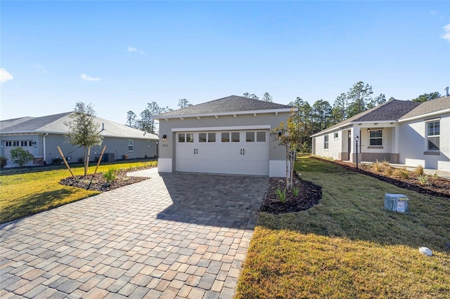 view of front of house featuring a front yard