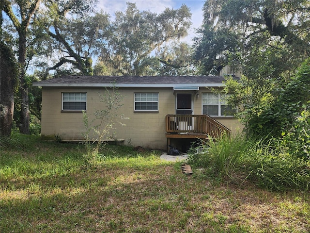 view of rear view of house