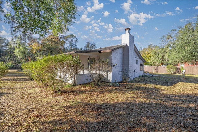 view of side of home