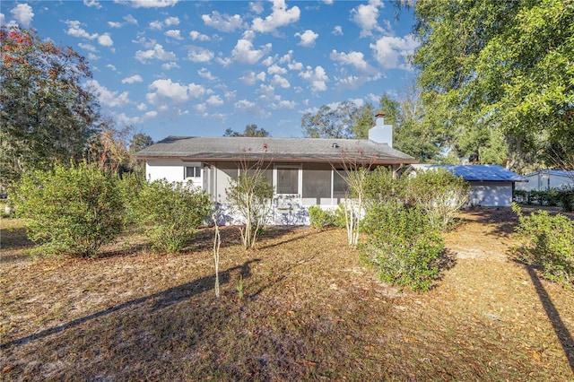 view of back of property