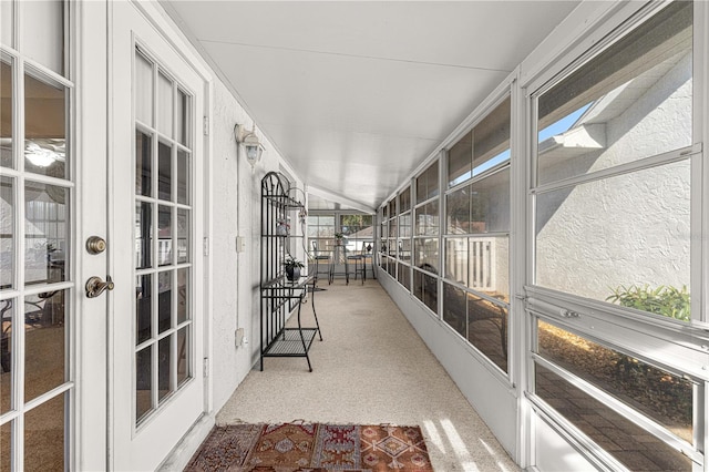 sunroom featuring a healthy amount of sunlight