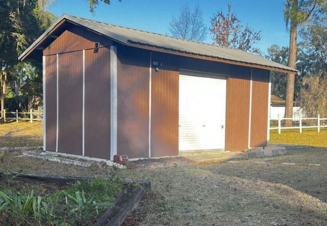 view of outbuilding