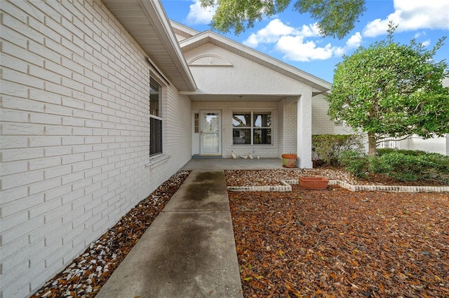 view of entrance to property