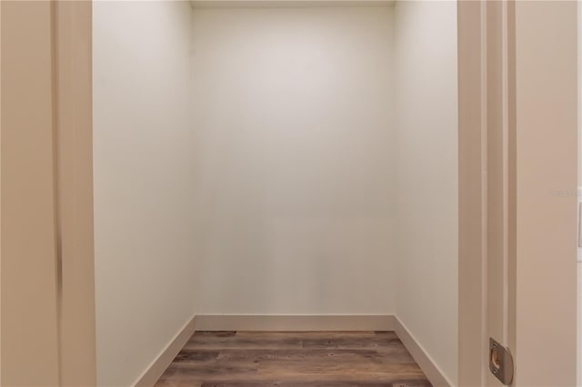 unfurnished room featuring hardwood / wood-style floors