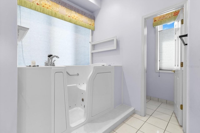 bathroom featuring tile patterned floors