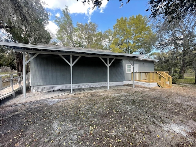 383 S Rooks Ave, Inverness, FL 34453 - view of outbuilding featuring an attached carport