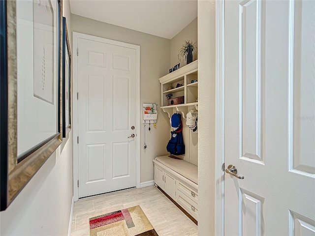 view of mudroom