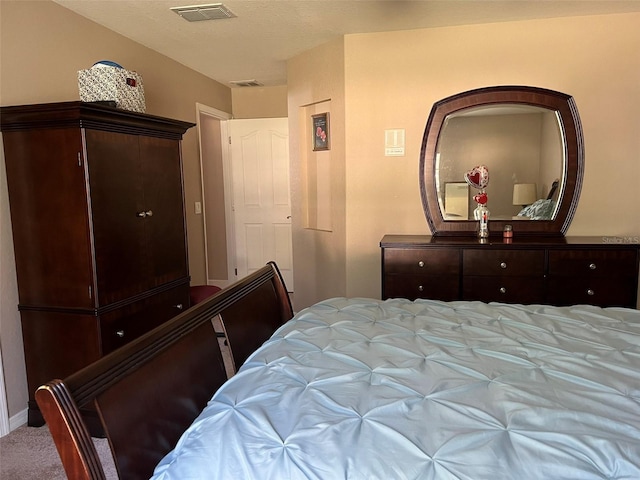 bedroom with carpet flooring