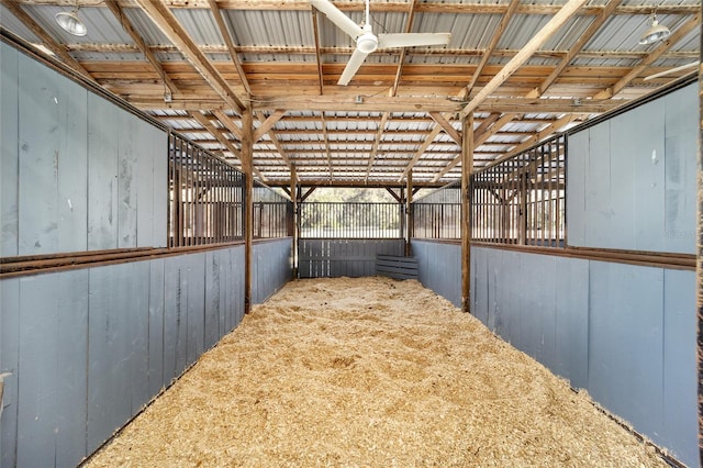 view of horse barn