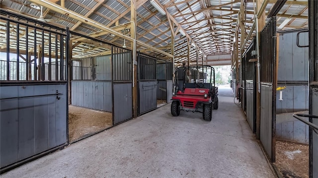 view of stable