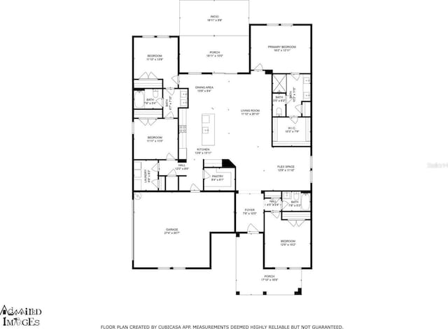 5477 N Princewood Dr, Beverly Hills, FL 34465 - view of home floor plan