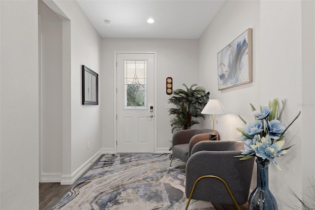 5477 N Princewood Dr, Beverly Hills, FL 34465 - entryway featuring wood finished floors and recessed lighting