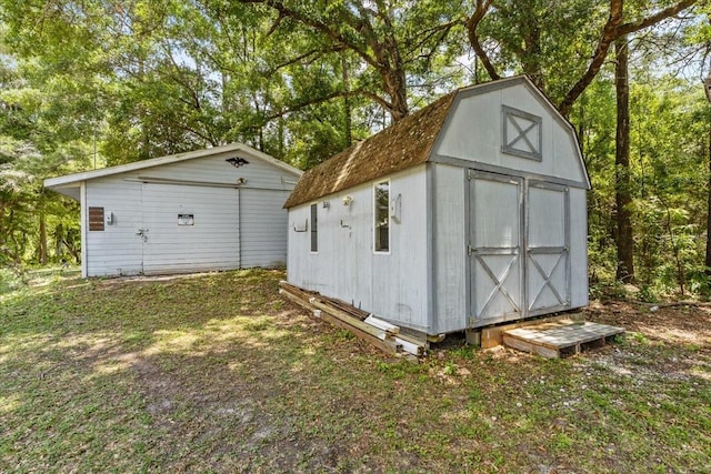 view of outbuilding