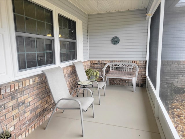 exterior space with covered porch