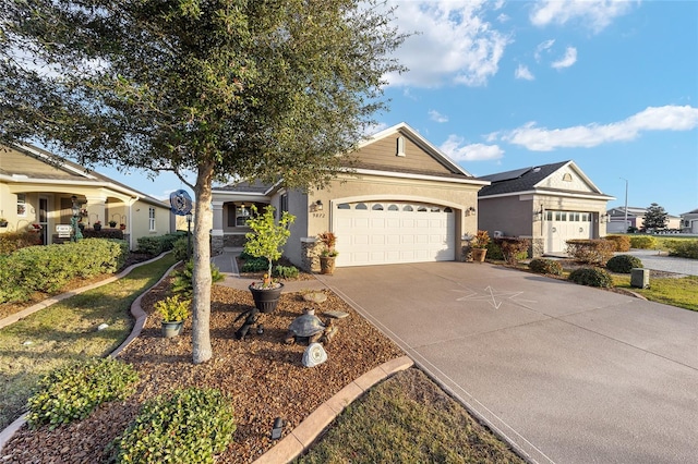 ranch-style house with a garage