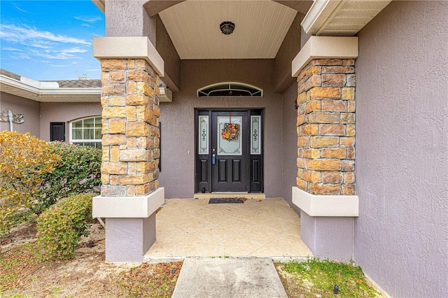 view of entrance to property