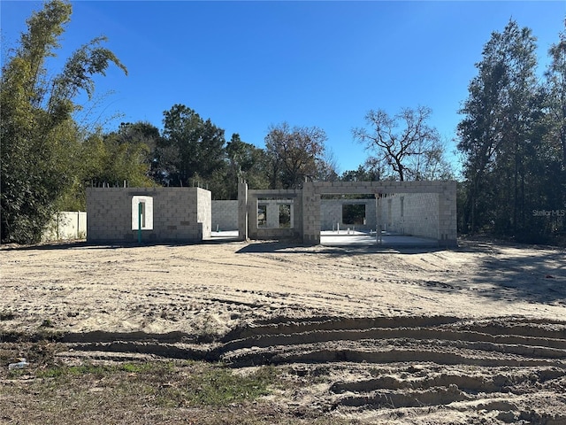 view of back of property