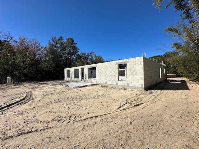 view of rear view of property