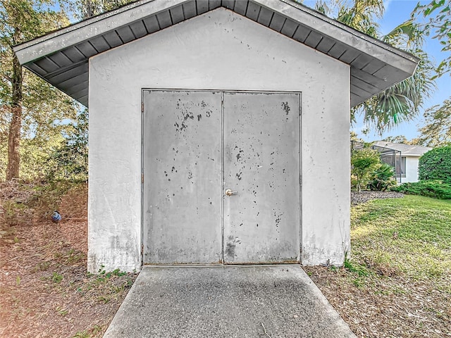 view of outbuilding