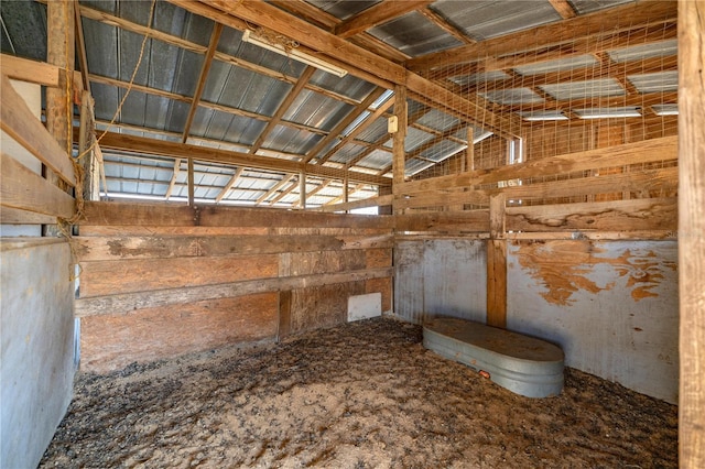 view of horse barn