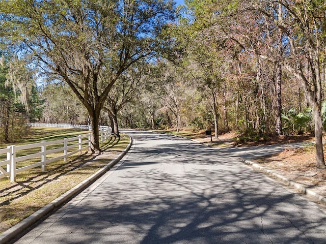 view of road