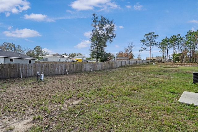 view of yard