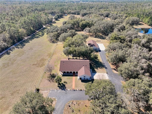 7424 N Nature Trl, Hernando, FL 34442 - aerial view of property and surrounding area featuring a forest