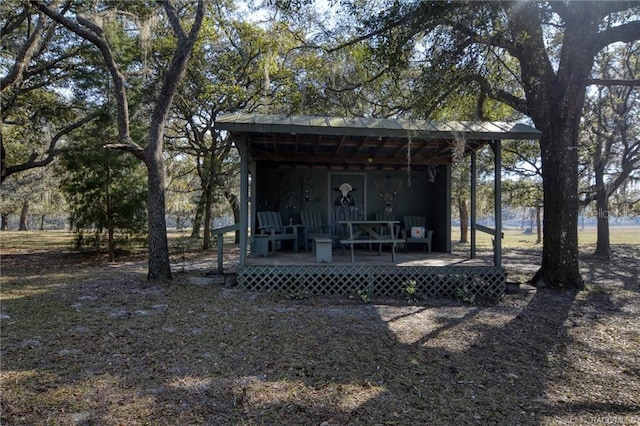 view of outbuilding