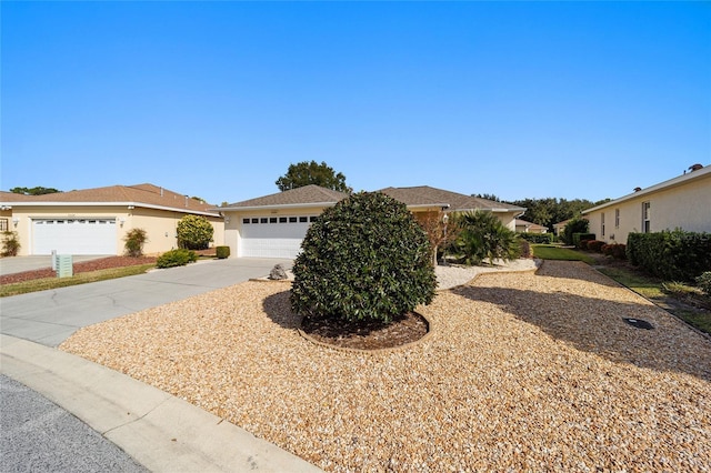 ranch-style house with a garage